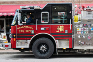 MFD rope rescue team saves man who suffered 'significant fall' between Morgantown buildings